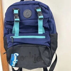 Cookies Blue and Black Men's Backpack Smell proof NEW